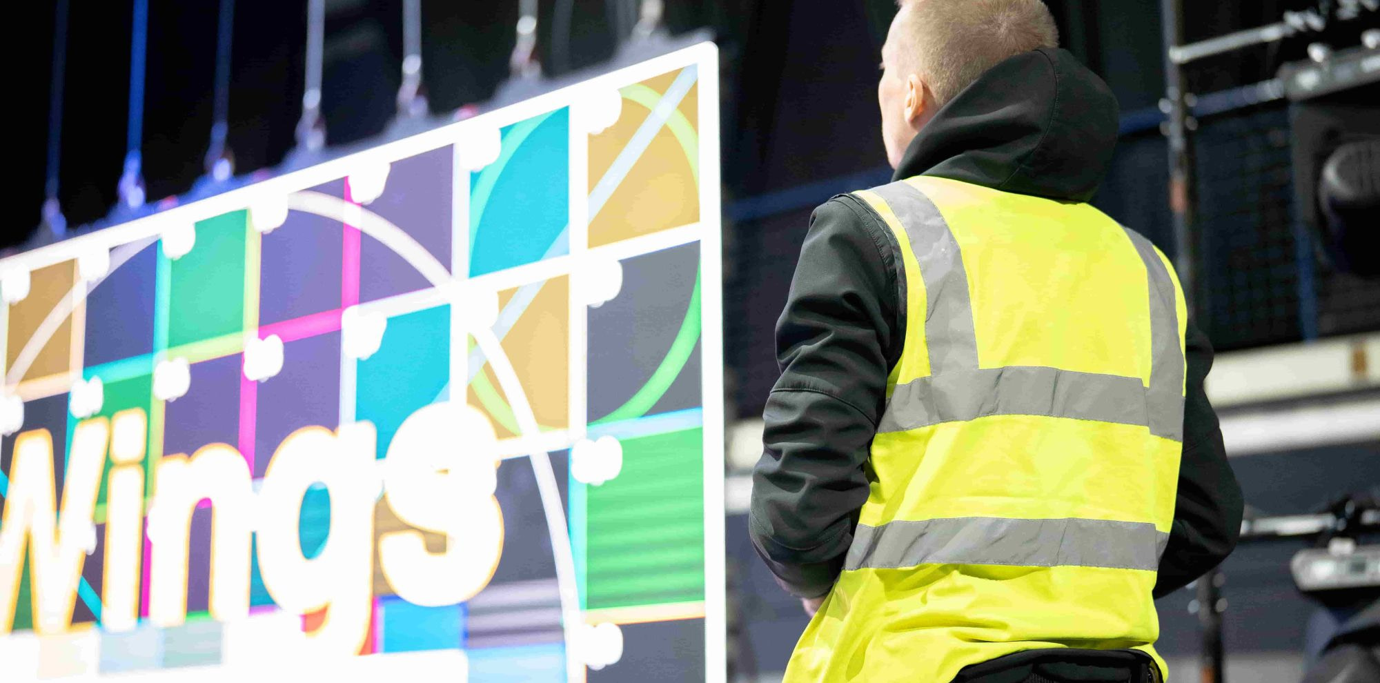 event technician LED Screen