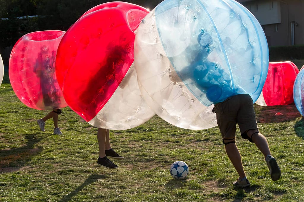Bubble Football Team Building