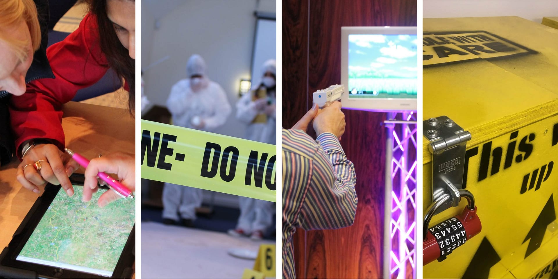 Team Building Events CSI iPad Escape Room Virtual Olympics