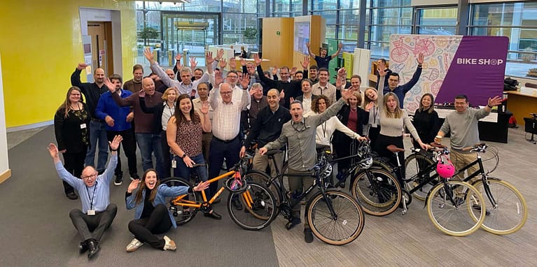 Build a bike for charity with your team