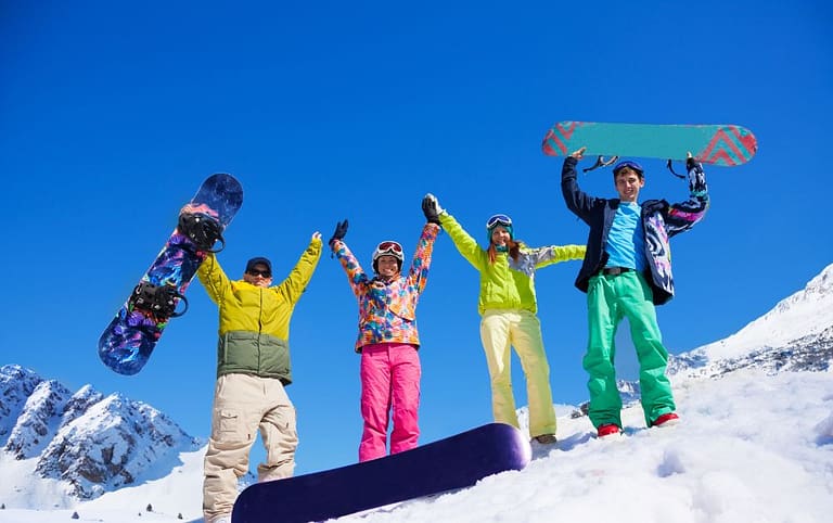 Team Building on ski slopes